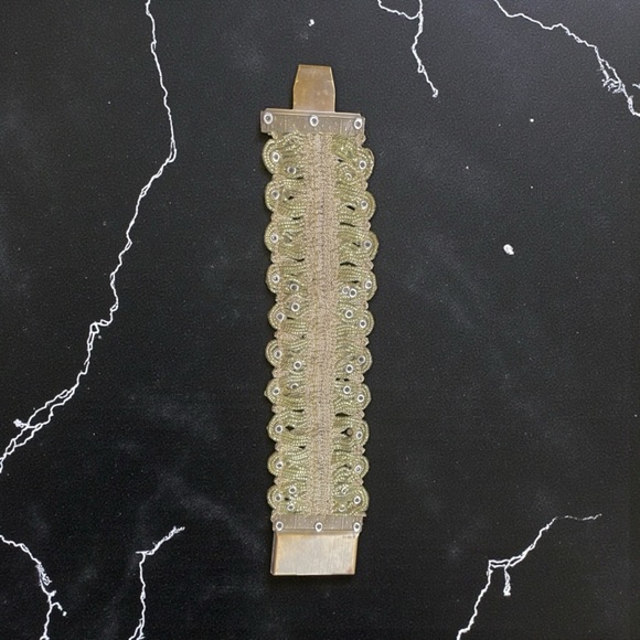 VINTAGE Michal Negrin Floral Cameo Bracelet - Picture 4 of 8